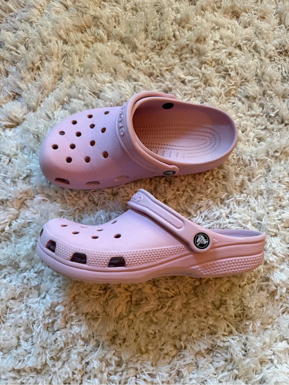 Pink Crocs